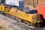 UP 5475 (ES44AC) at West Colton CA. 10/31/2009